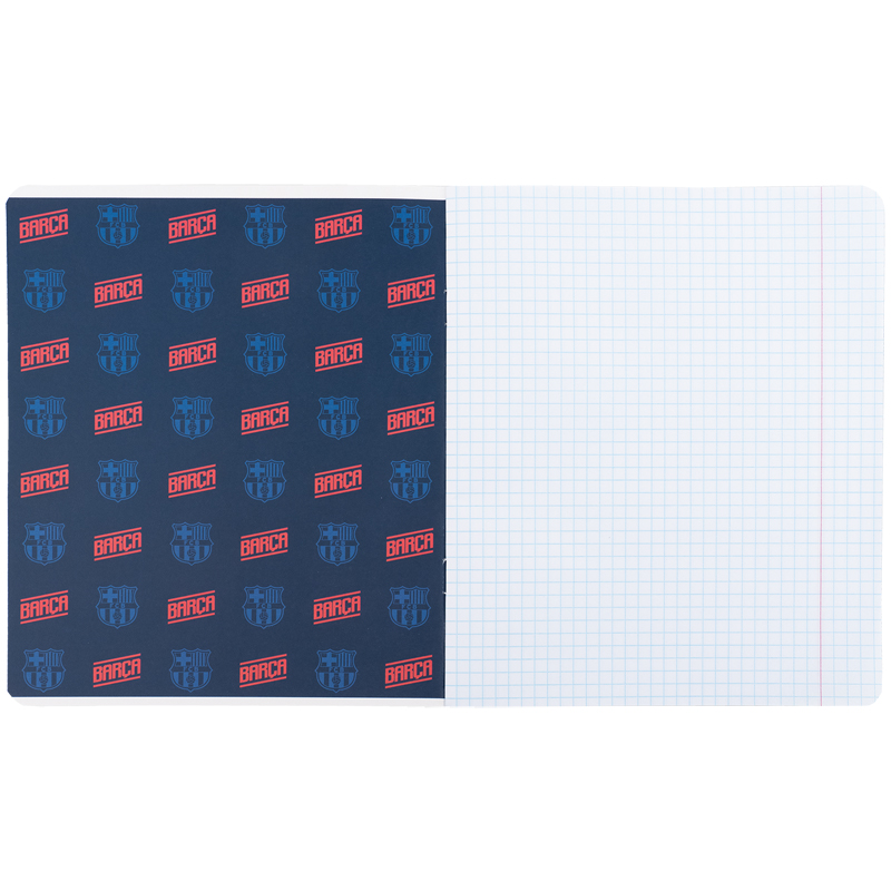 Тетрадь 12 лист., кл., софт тач + УФ лак, FC Barcelona (BC25-232) Kite - фото 12