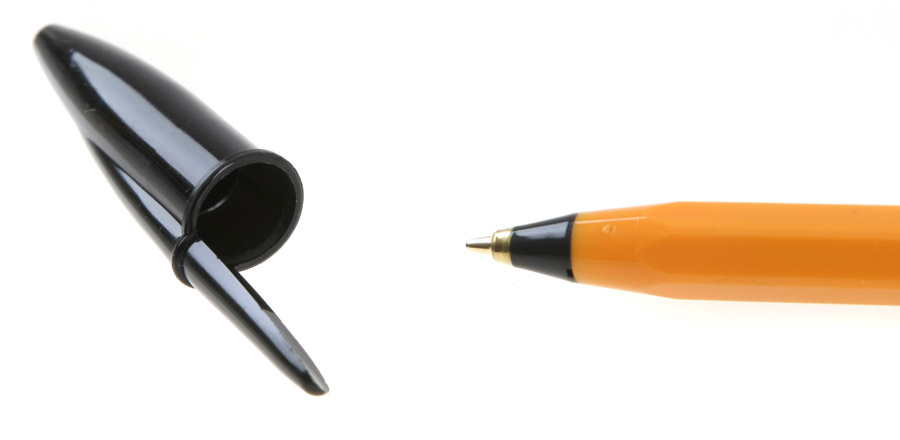 Ручка шариковая Orange, корпус оранж., стержень черн. Bic - фото 5