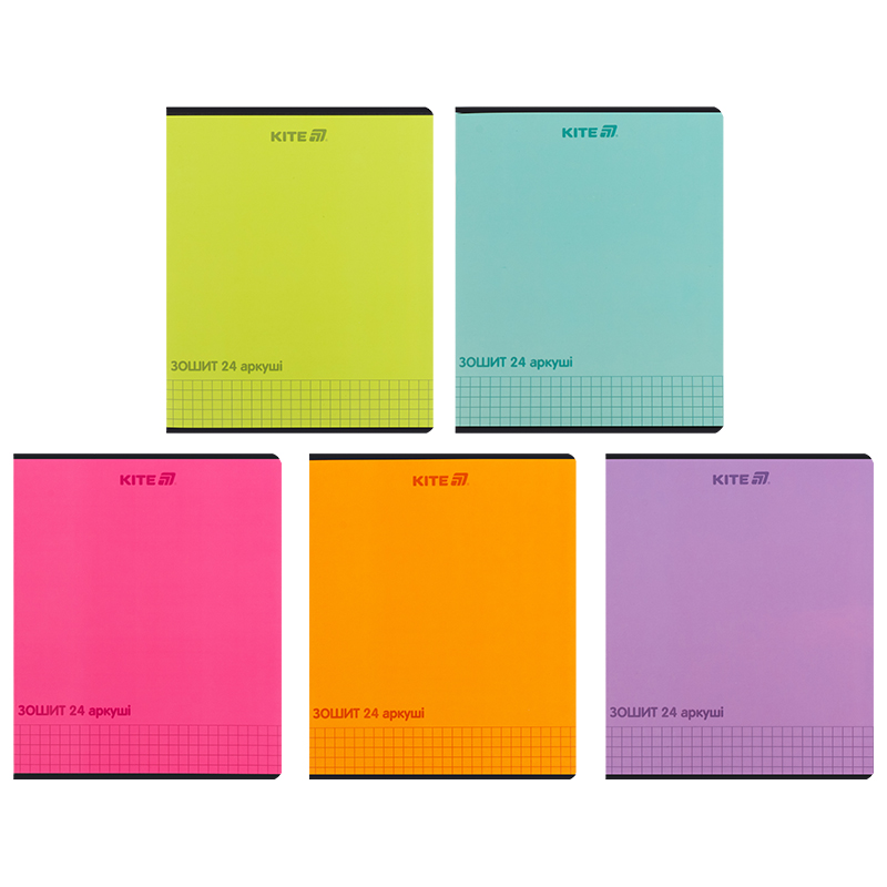 Зошит 24 арк., кл., софт тач + УФ лак, Kite One color (K25-238-2) Kite - фото 21