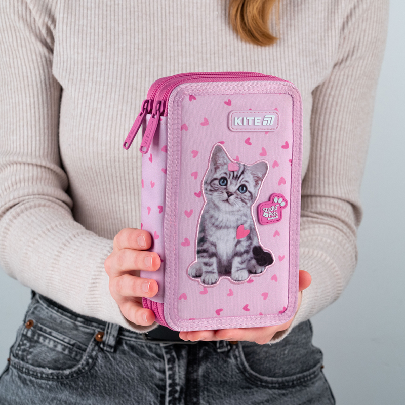 Пенал Kite 2 отд., без наполнения 623 «Studio Pets» Kite - фото 4