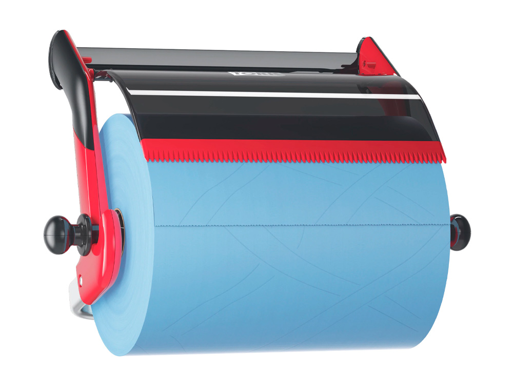 Протиральний папір малий рулон, 3-х сл., 36,9*34см., 119м., 350 листів, блакит. W1 Tork - фото 5