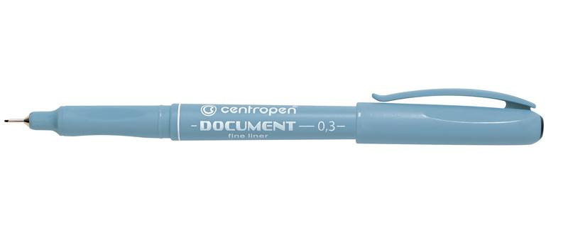 Линер Document 0.35мм.2631, корпус гол., стержень, черн. Centropen - фото 2