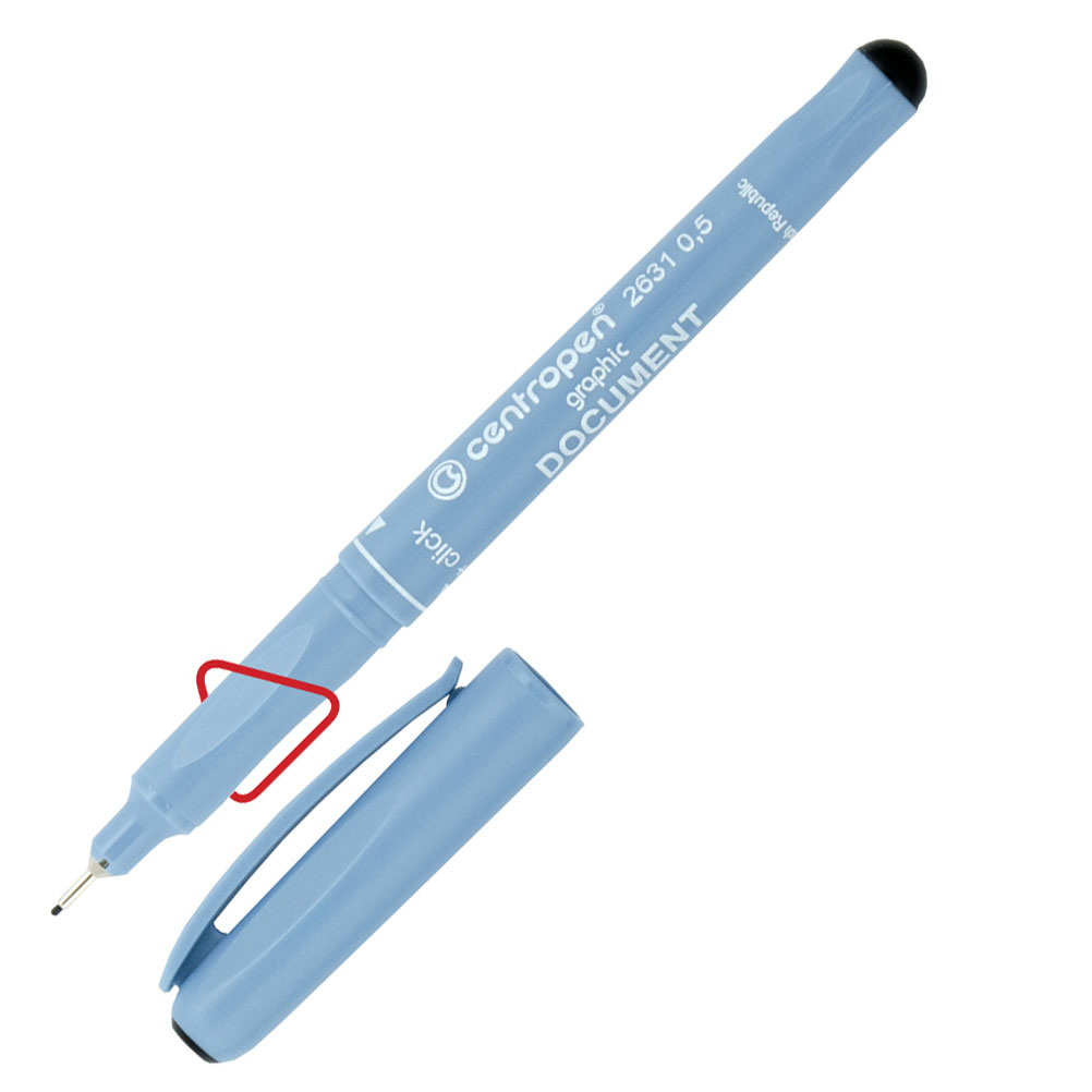 Набор Лайнеров Document 0,25-0.7мм., 2631, корпус гол., стержень черн., 4шт./уп. Centropen - фото 2