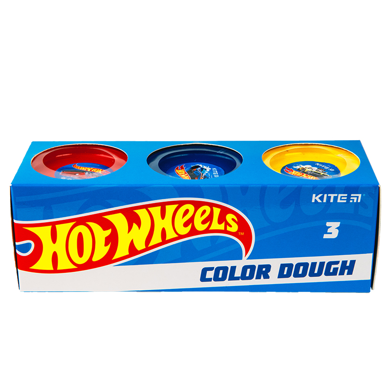 Тесто цветное, 3*75 г Hot Wheels Kite - фото 2