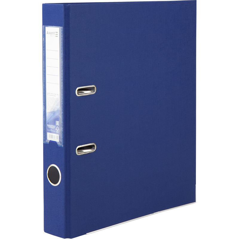 Регистратор 5см. А4 (PP), односторонний, син. Axent Delta - фото 1