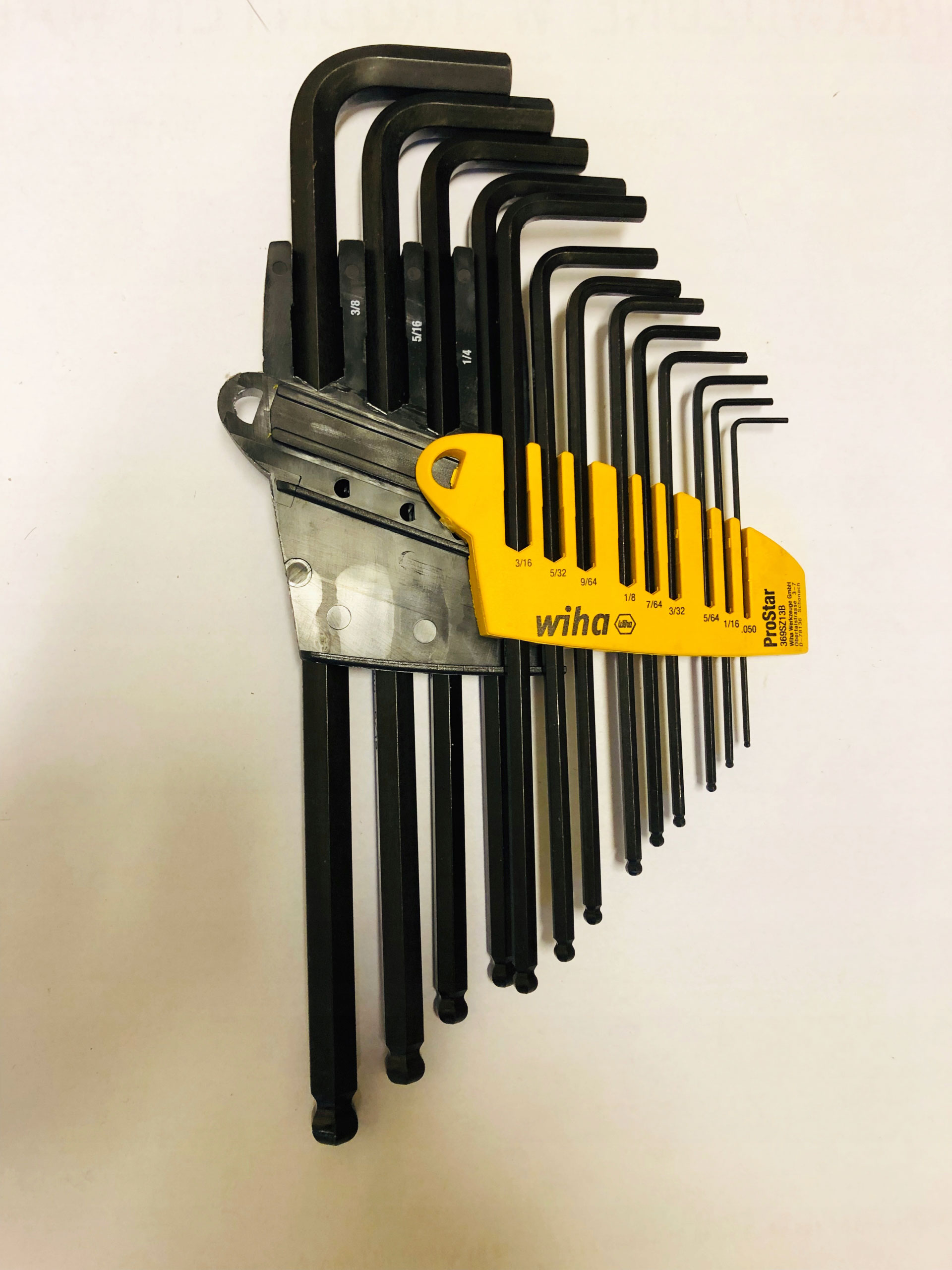 Набор Г-образных шестигранных ключей, дюймовые в держателе ProStar, 13 единиц Wiha - фото 4