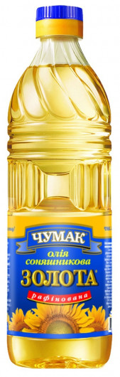 Масло подсолнечное, 0,9л., рафинированное Украина - фото 1