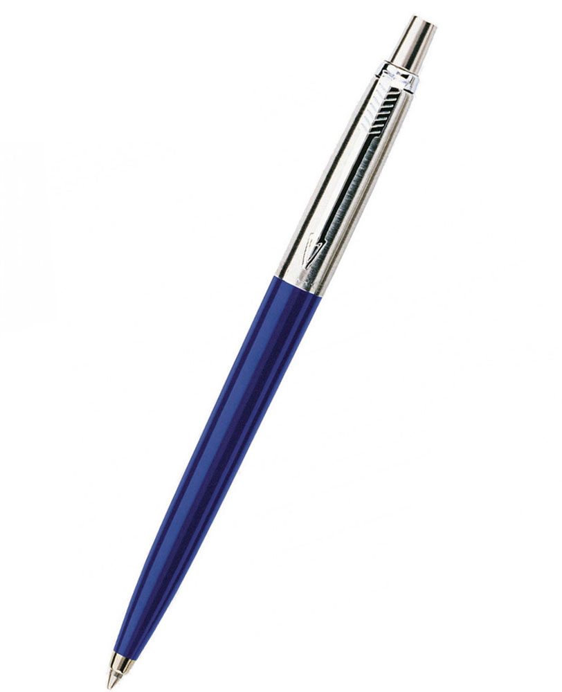Ручка кулькова Jotter Standart, затиск - сталь, син. Parker - фото 4