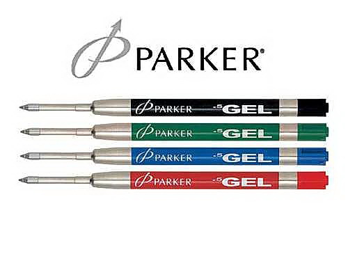 Стержень гелевий GEL F, товщина лінії 0,5мм., чорн. Parker - фото 2