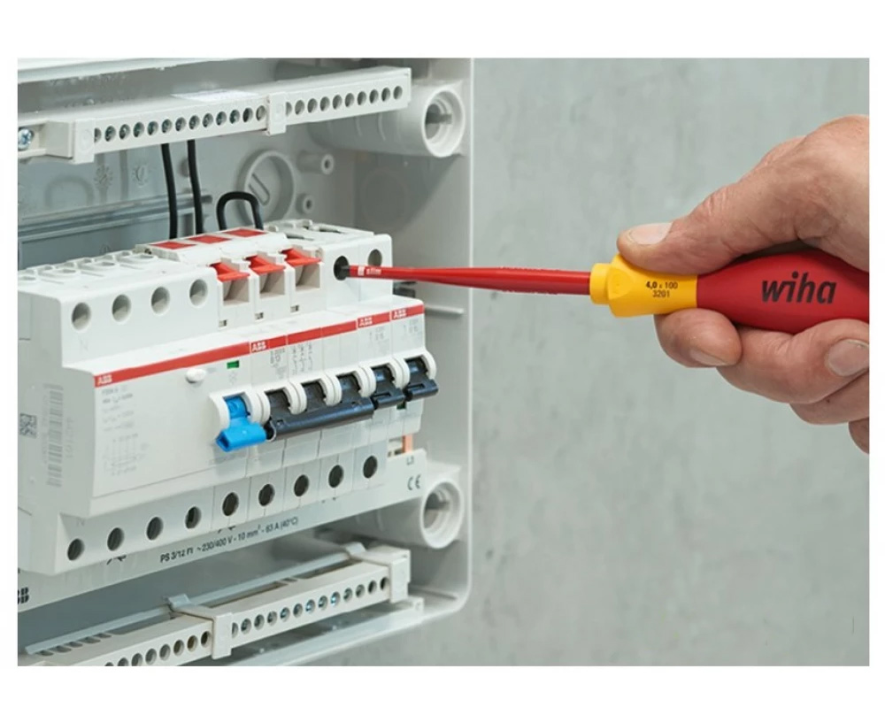 Отвертка диэлектрическая slimFix VDE PH1x80 SoftFinish, красн. Wiha - фото 3