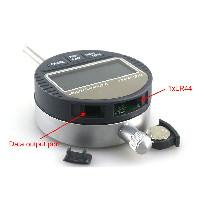 Индикатор часового типа ИЧЦ 0-25,4мм. (0,001мм.), корпус IP54 Китай - фото 4