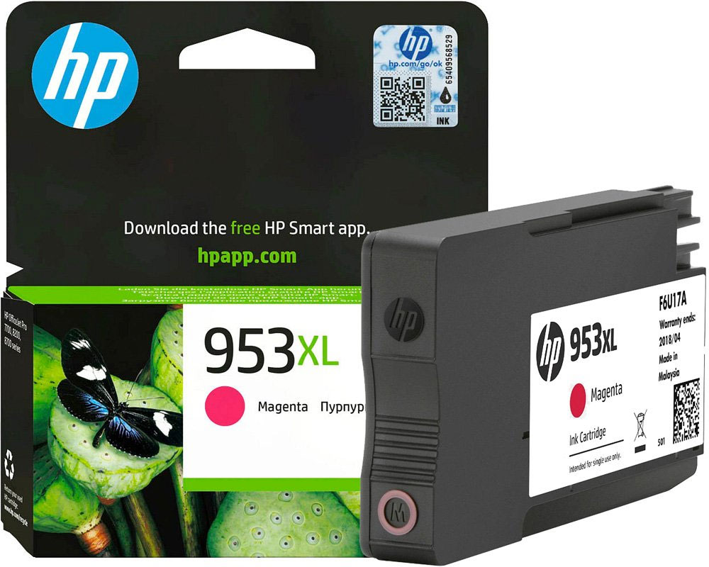 Картридж HP No.953XL Officejet Pro8210/8710/8720/8725/8730 Magenta (1600 стор.), ориг., пурпупр. HP - фото 6