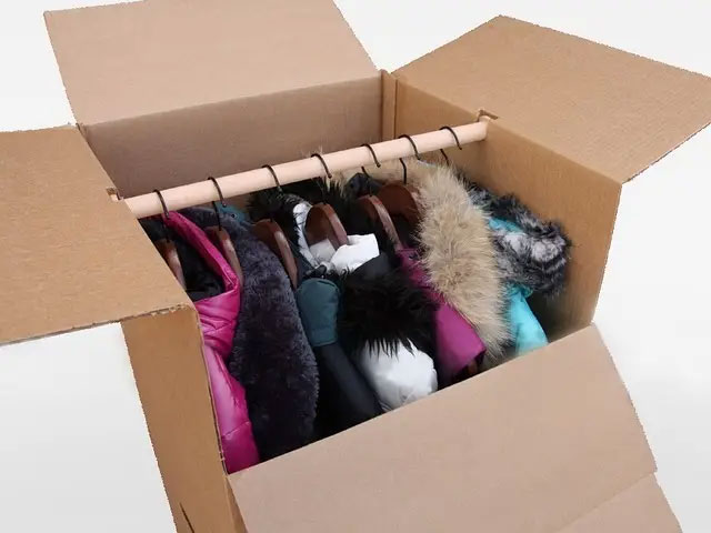 Гофроящик для одежды (гардеробный) 610х570х1350мм. Украина - фото 2