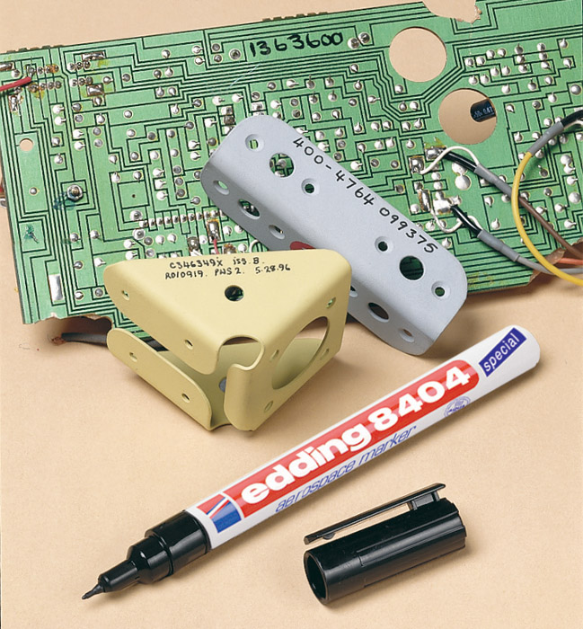 Маркер аэрокосмический, круглое острие 8404 0,75мм., черн. Edding - фото 2