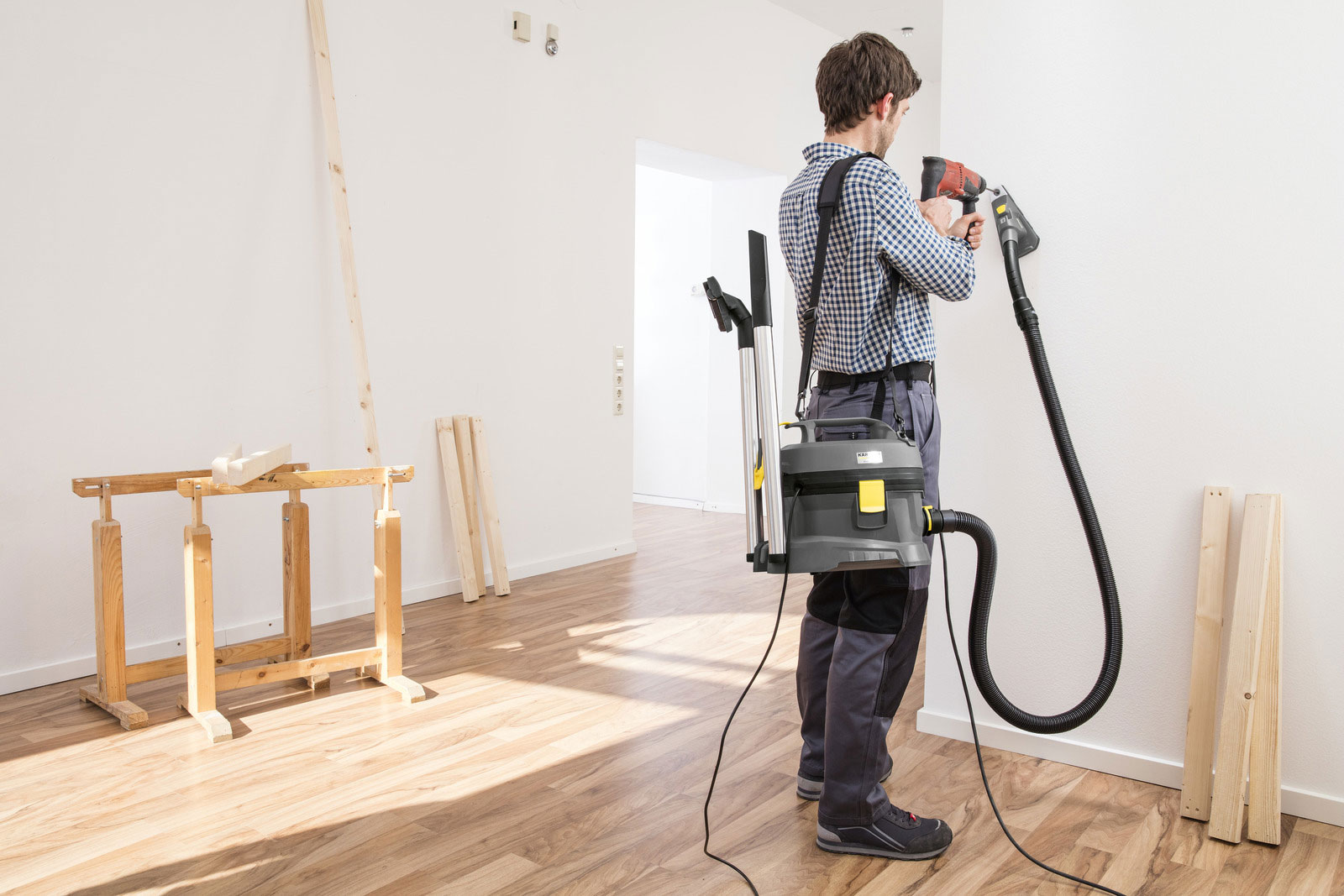 Пилосос професійний для сухого прибирання T 8/1 L Kaercher - фото 3