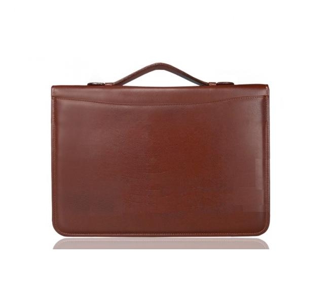 Папка шкір/зам. на блискавці, коричн. VIF - фото 1