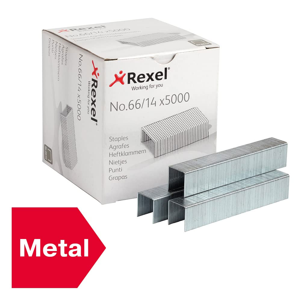 Скобы для степлера 66/14, 5000шт./уп. (06075) Rexel - фото 2