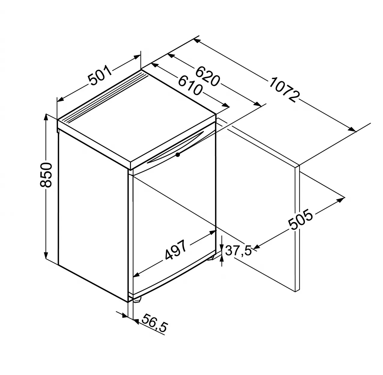 Холодильник двухкамерный CT 2131, бел. Liebherr - фото 5
