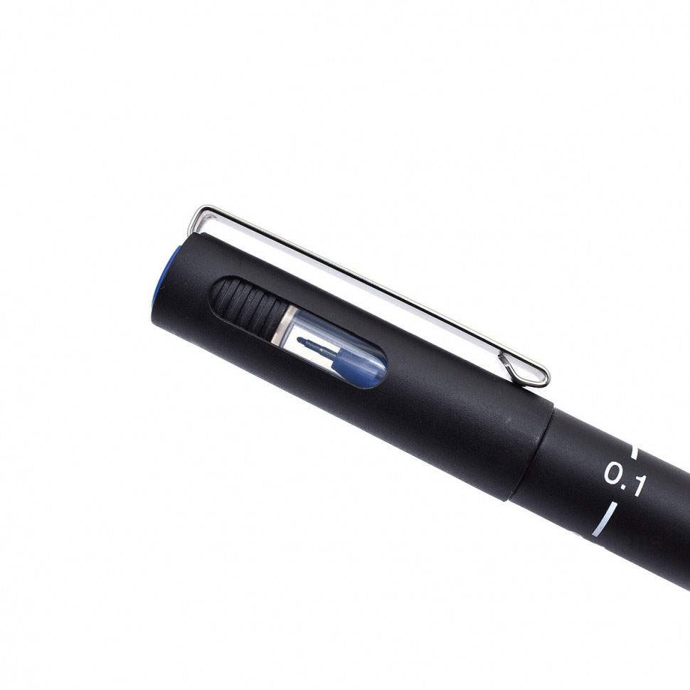 Линер Pin fine line, 0,1мм., корпус черн., стержень син. Uni - фото 6