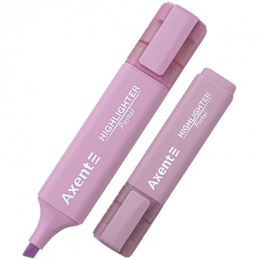 Маркер текстовый Highlighter 2537-A, 1-5 мм клиноп. пастель лавандовый Axent - фото 1