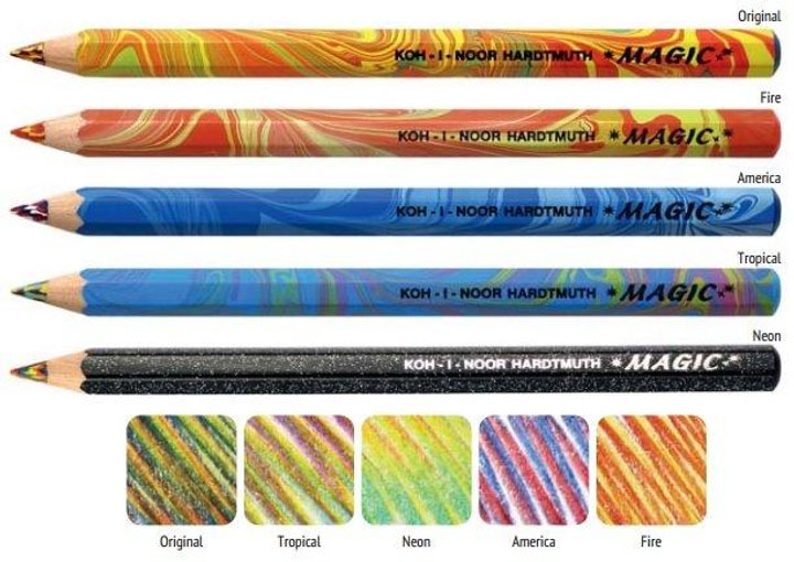 Карандаш многоцветный Magic Neon Koh-i-noor - фото 1