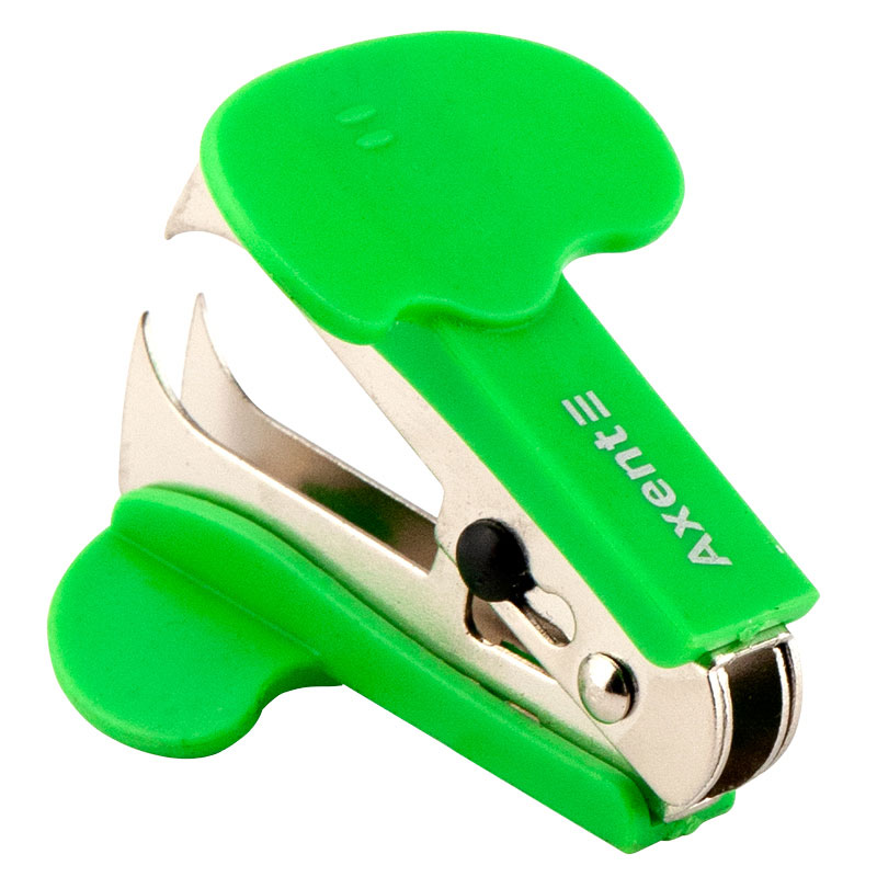 Дестеплер (для видалення скоб) з фіксатором 5550-A, салат. Axent - фото 2