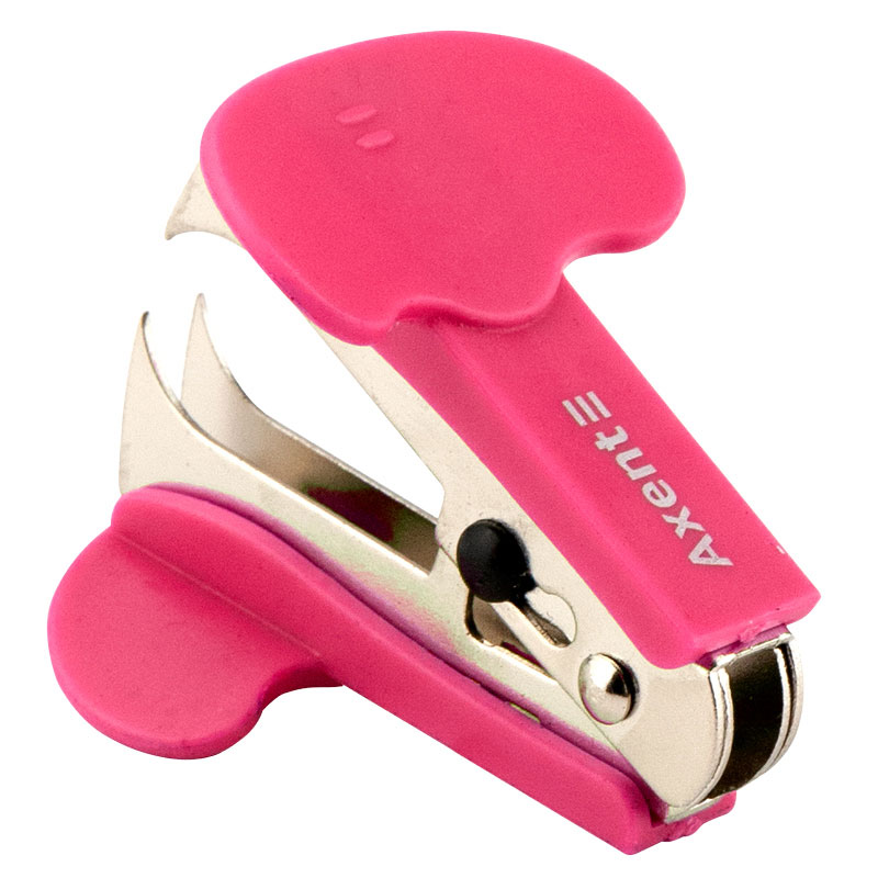 Дестеплер (для видалення скоб) з фіксатором 5550-A, рожев. Axent - фото 1