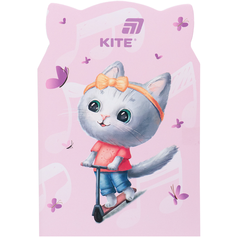 Блокнот м'яка обкладинка, 48 арк., Pink cat (K25-461-2) Kite - фото 1