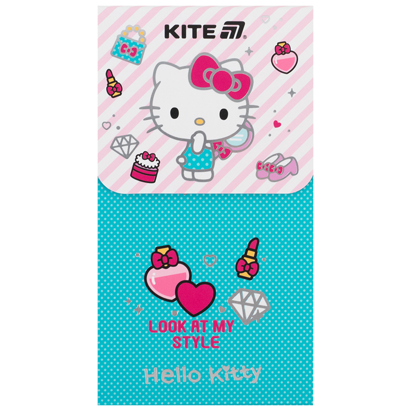 Блокнот на магніті, 60 арк., клітинка, Hello Kitty-1 (HK24-092-1) Kite - фото 1