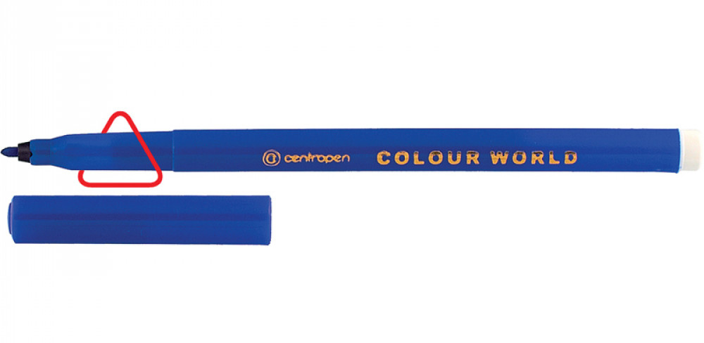 Фломастери, вентильований ковпачок, 24 кольора, 7550, асорті Centropen - фото 1