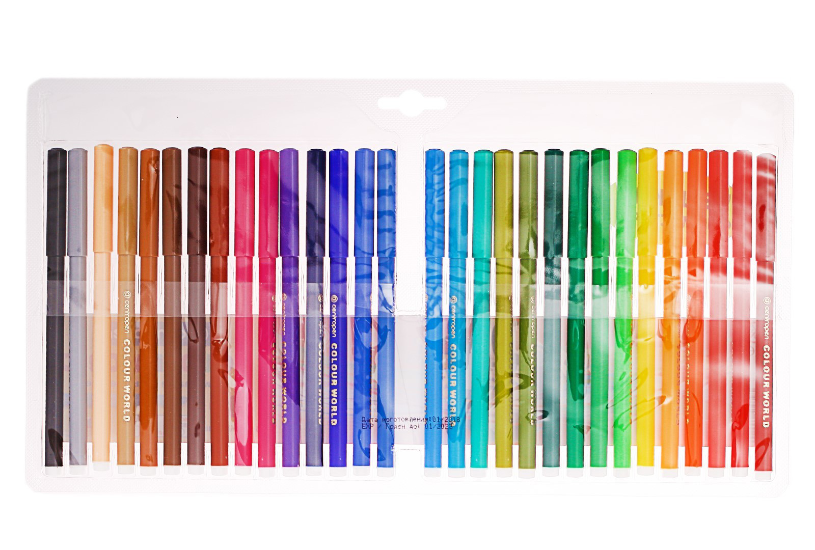 Фломастеры, 30цв., 7550, ассорт. Centropen - фото 2