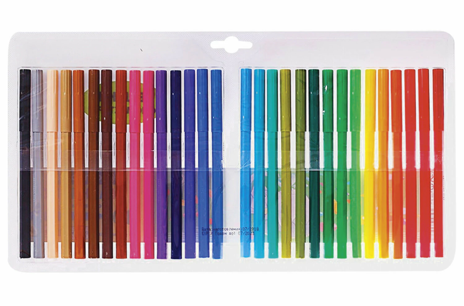 Фломастери, вентильований ковпачок, 30 кольорів., асорті Centropen - фото 1