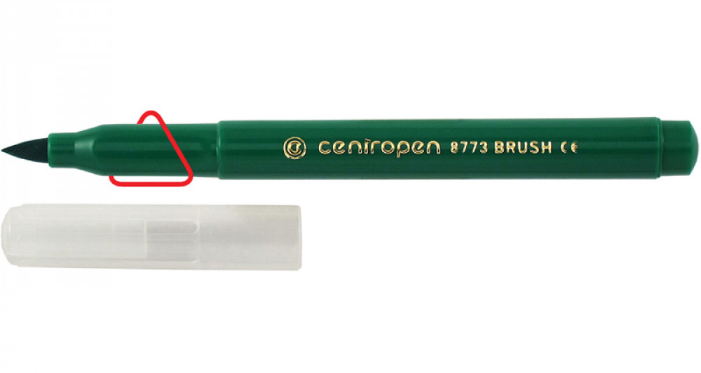 Фломастеры, 8цв., Brush 8773, ассорт. Centropen - фото 2