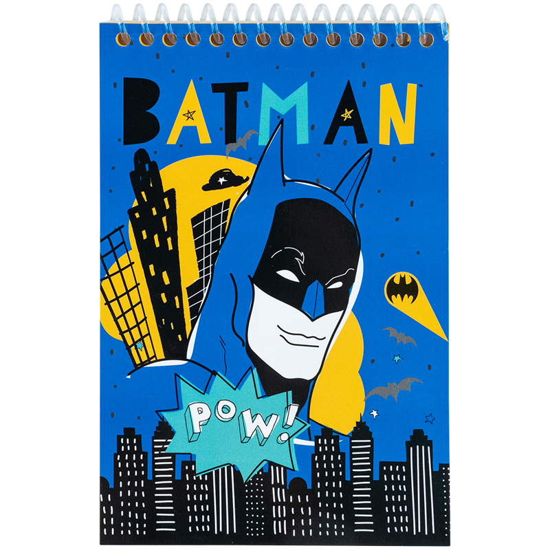 Блокнот пластикова обложка на спіралі, 48 арк., А6 DC Comics (DC25-196) Kite - фото 1