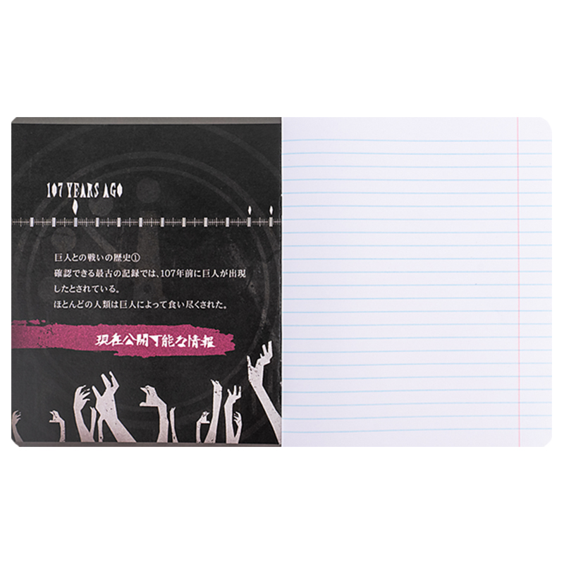 Зошит 12 арк., лін., софт тач + УФ лак, Attack on Titan (AT24-234) Kite - фото 10