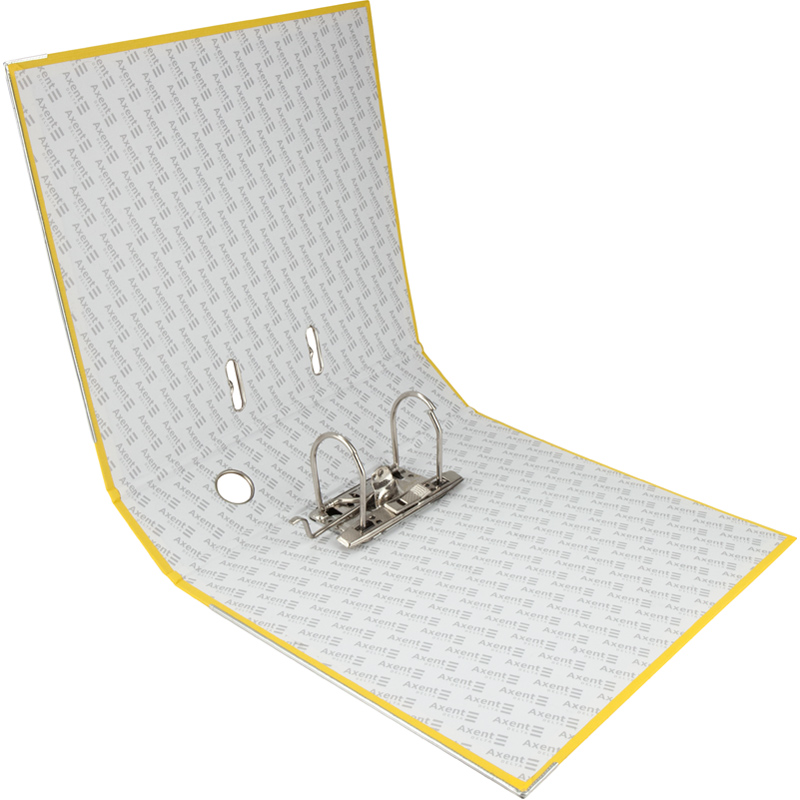 Регистратор 7,5см. А4 (PP) односторонний, желт. Axent Delta - фото 2