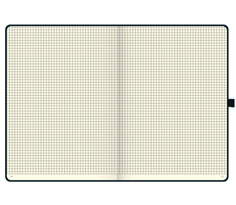 Книга записная А4 Компаньйон, клетка, черн. Brunnen - фото 4