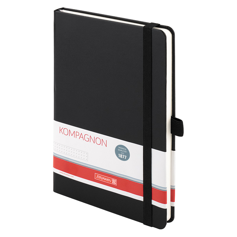 Книга записна А5 Компаньйон, крапка, чорн. Brunnen - фото 2
