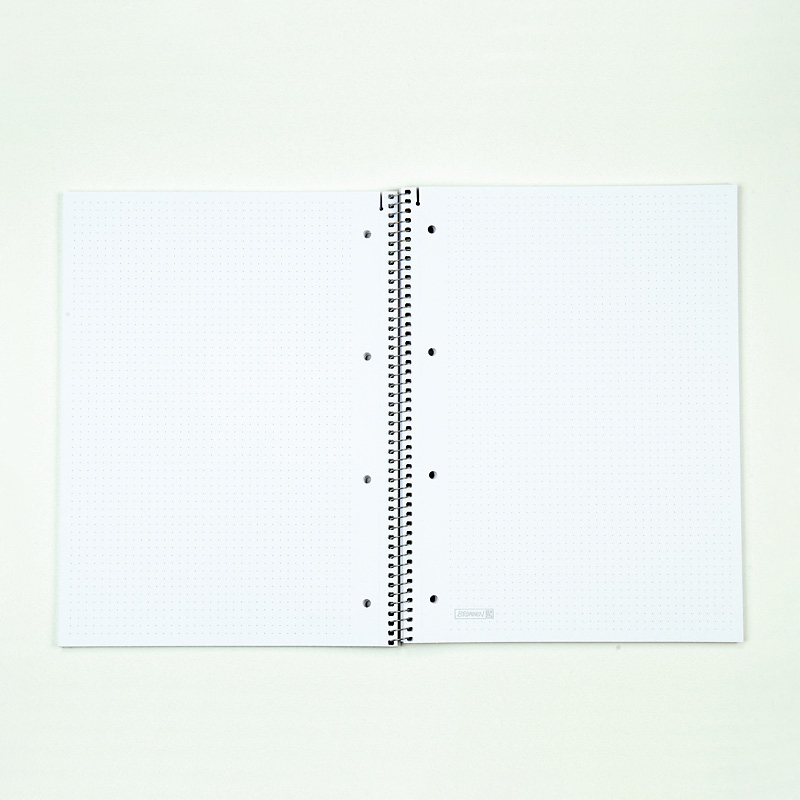 Колледж-блок А4 Premium, точка, 80 лист. метал. голубой Brunnen - фото 2