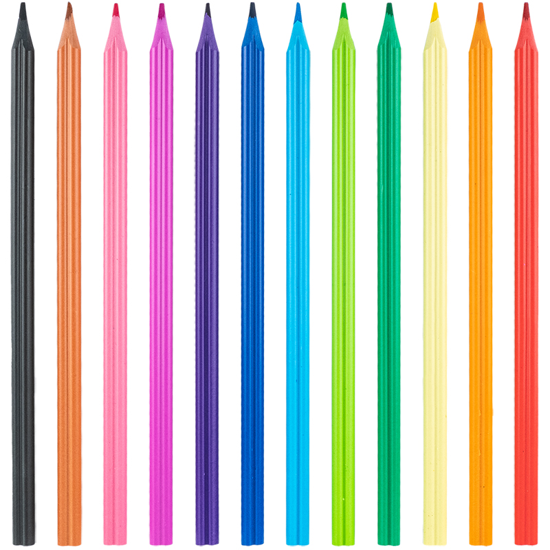 Карандаши цветные пластиковые, 12шт Kite Heart Kite - фото 2