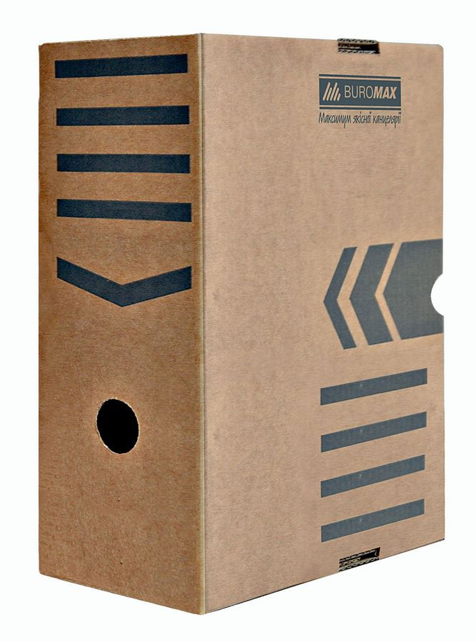 Коробка архивная А4, 150мм., крафт. коричн. BuroMax - фото 1
