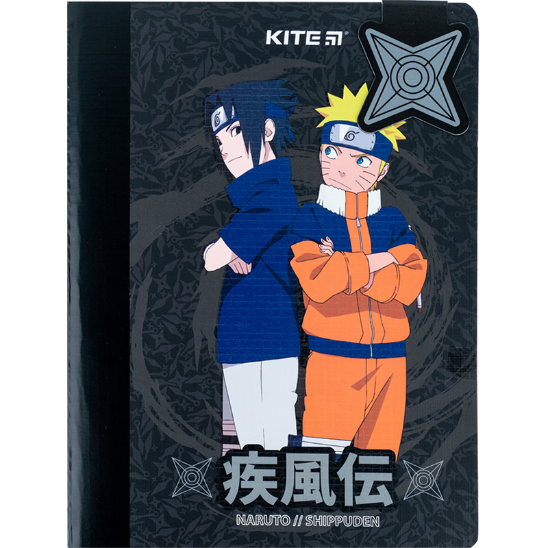 Блокнот с магнитной закладкой, А5, 60 лист., кл., Naruto Shippuden (NR24-192) Kite - фото 1