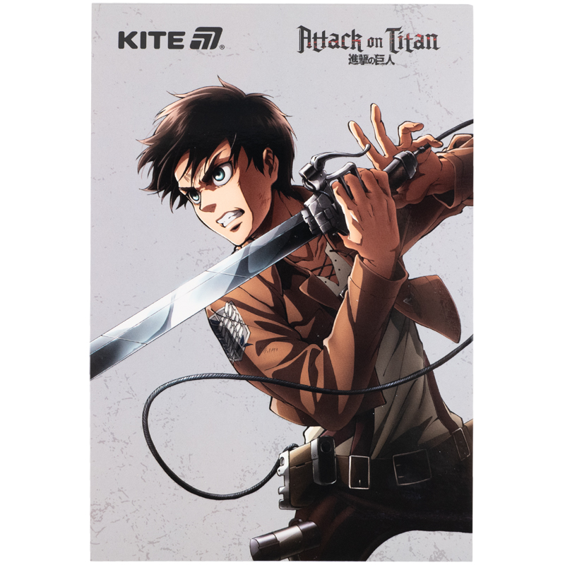 Блокнот-планшет, A5, 50 лист., кл., Attack on Titan (AT25-194) Kite - фото 1