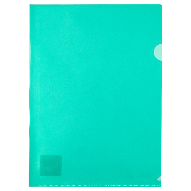 Папка-куток глянсова,170мкм, 10шт./уп., зелен. Axent - фото 1