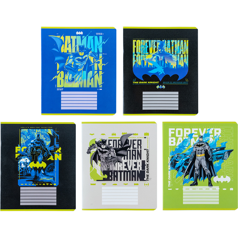 Тетрадь 18 лист., в кл., гибр. лак + УФ лак, DC Comics (DC24-236) Kite - фото 8