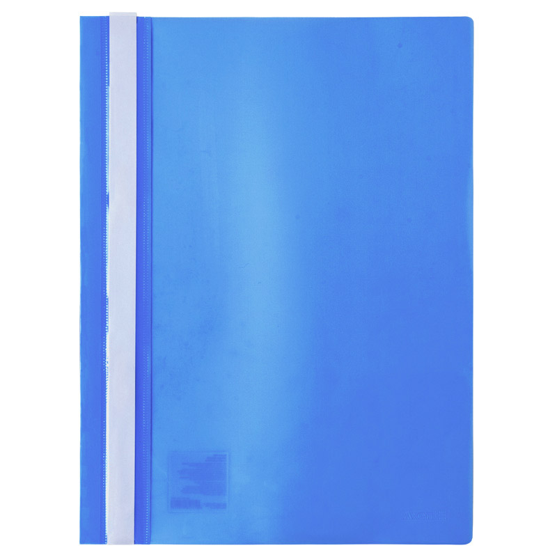 Скоросшиватель с прозрачным верхом А4, голуб. Axent - фото 1