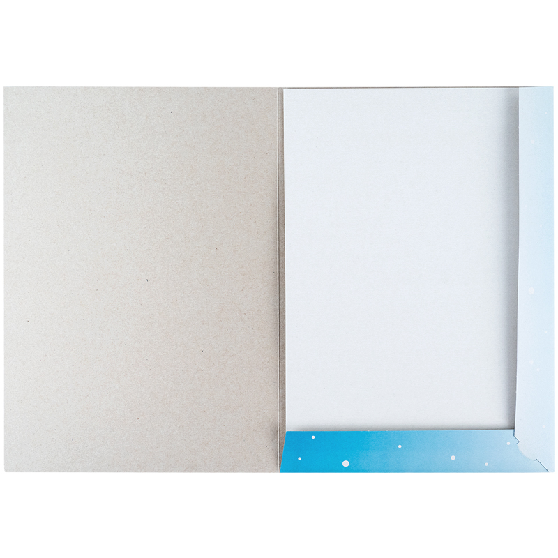 Картон белый односторонний А4 (10 л), папка, Kite Kite - фото 2