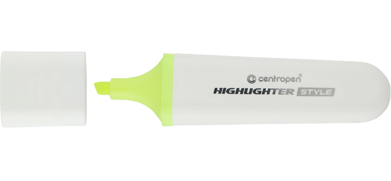 Маркер текстовий Highlighter 6252,  1-4,6мм., жовт. Centropen - фото 2