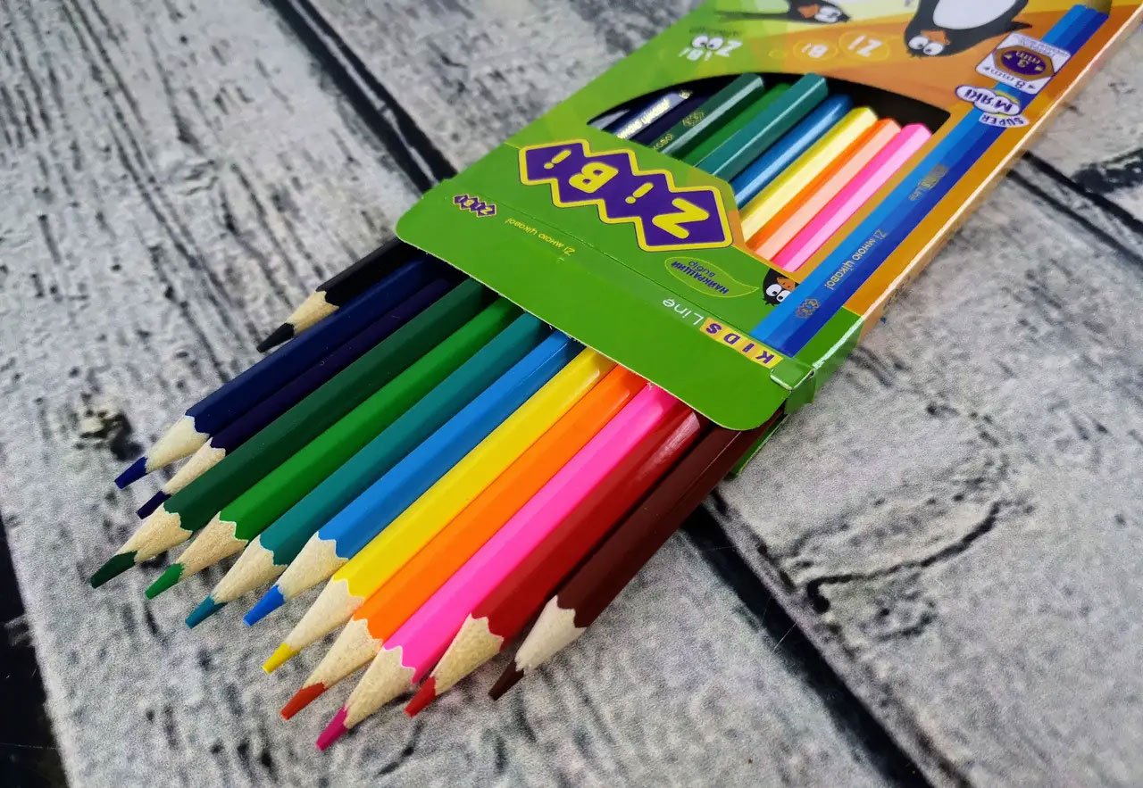 Карандаши цветные, 12цв. KIDS LINE ZiBi - фото 3