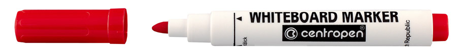 Маркер для дощок, BOARD, кругле вістря 2,5мм., червон. Centropen - фото 2